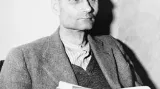Rudolf Hess během Norimberského procesu