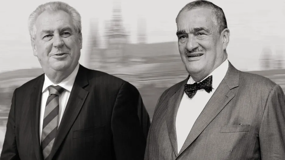 Miloš Zeman a Karel Schwarzenberg