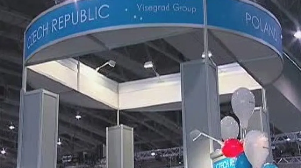 Český stánek na veletrhu vysokých škol