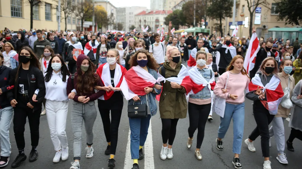 Osmý týden pokračují v Bělorusku protesty