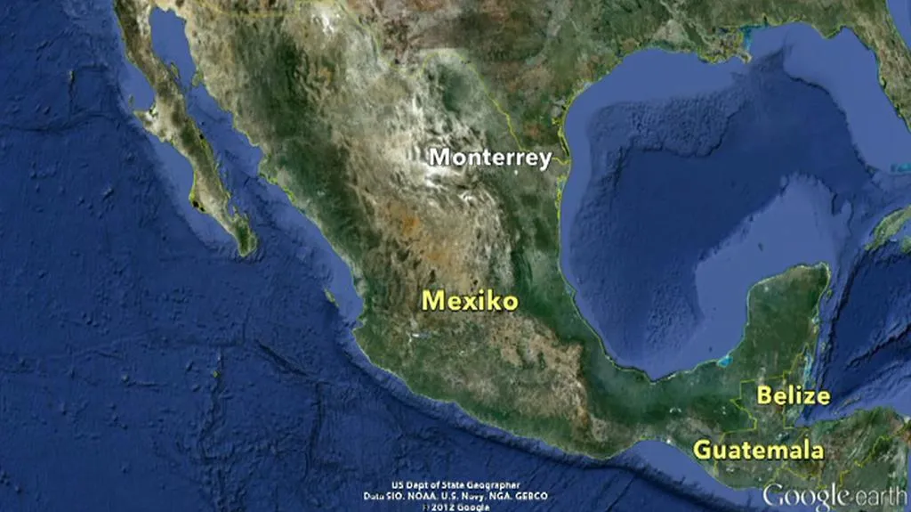 Mapa Mexika