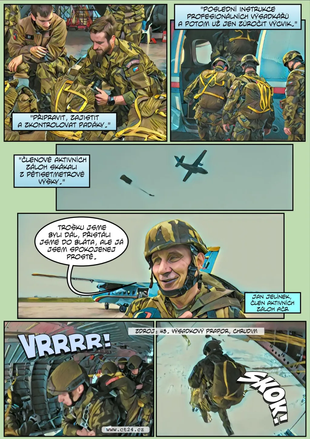 Komiks: Armáda chce zdvojnásobit aktivní zálohy