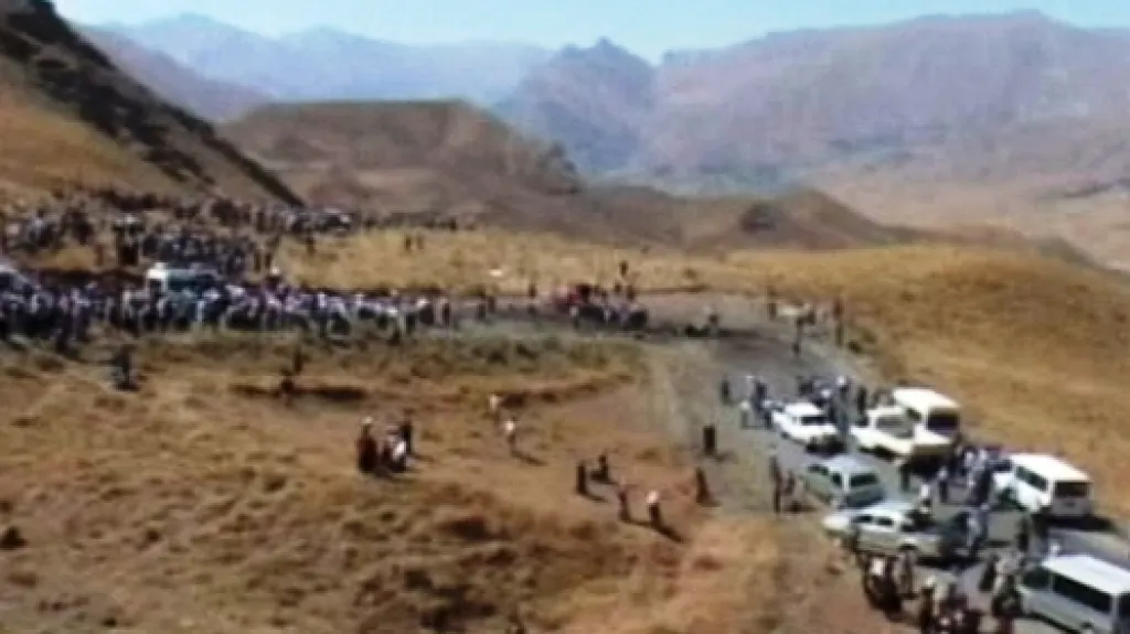 Místo pumového útoku na turecký minibus