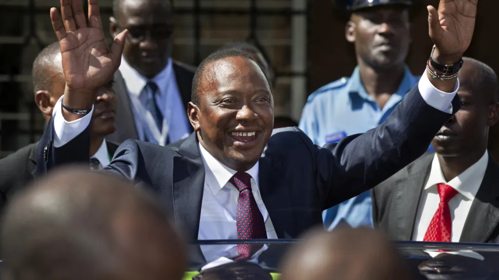 Uhuru Kenyatta, vítěz prezidentských voleb v Keni