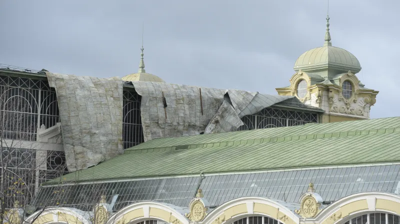 Následky silného větru, který zasáhl Česko
