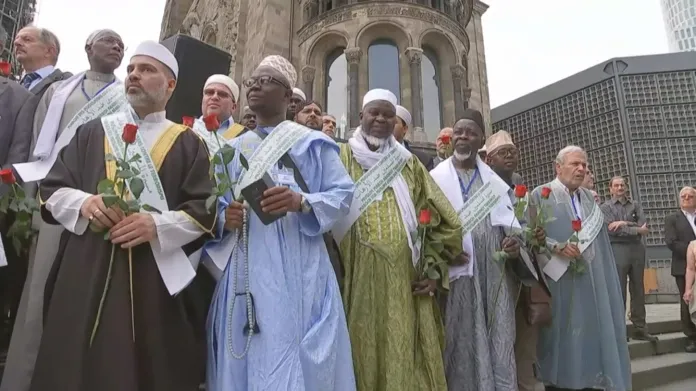 Evropští imámové během zastávky v Berlíně