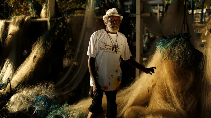 Jose de Jesus Damaceno, rybář, 75 let: "Město je v krizi. Chybí příležitosti. Vláda by se měla více zajímat o obyvatelstvo než utrácet peníze za akci typu olympiády."