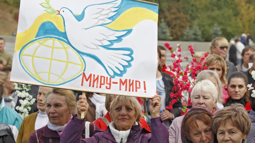 Mírový pochod v Kyjevě