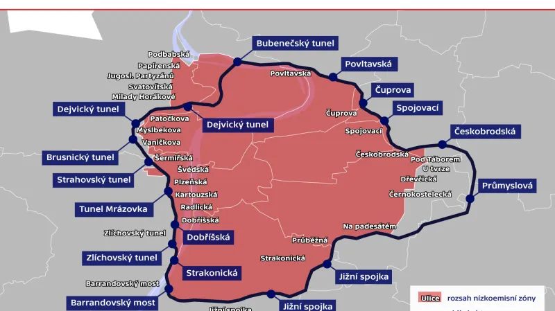 Nízkoemisní zóny v Praze