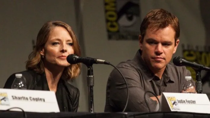 Jodie Foster na Comic Conu s Mattem Damonem