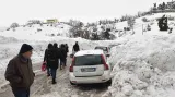 Přívaly sněhu v Itálii