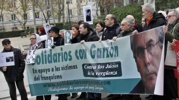 Protesty proti souzení Baltazara Garzóna