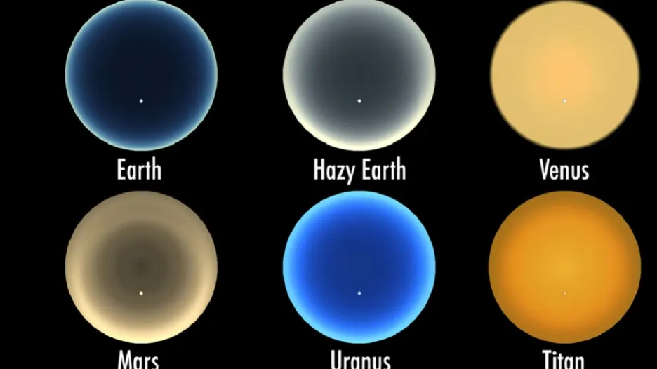 Soumrak na různých tělesech Sluneční soustavy