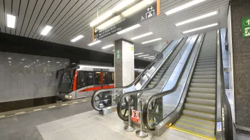 Zprovoznění zmodernizované stanice metra C Pankrác