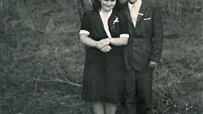 Václav Lhotecký se ženou