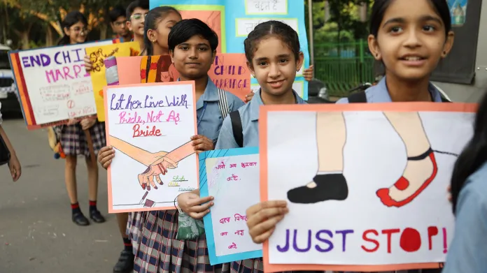 Kampaň za zrušení dětských svateb v Indii