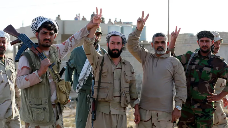 Oslavy postupu vojsk na Mosul