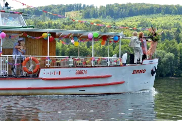 Natáčení Sebemilence se přesunulo na parník