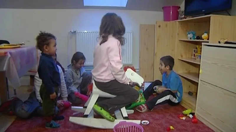 Děti v azylovém domě