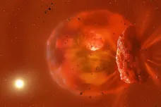 Astronomové poprvé sledovali, jak vypadá kolize dvou planet