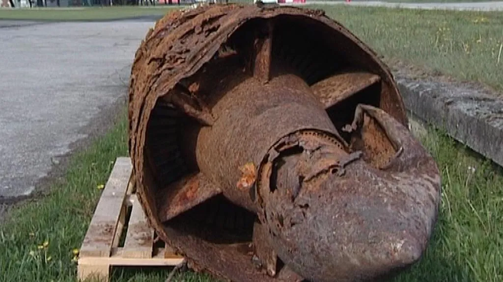 Nalezený proudový motor