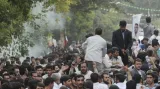 Snímek údajného atentátu na Mahmúda Ahmadínežáda