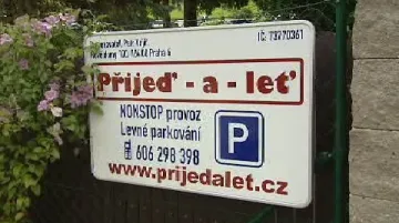 Poutač na parkoviště