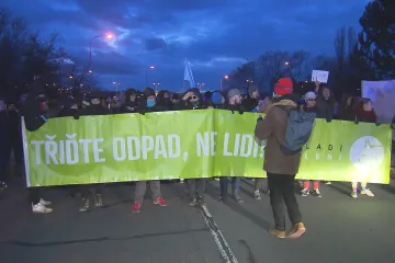 V Praze se demonstrovalo proti konferenci evropských protiimigračních stran