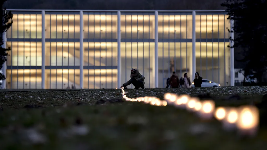 Uctění památky Jana Palacha ve Zlíně