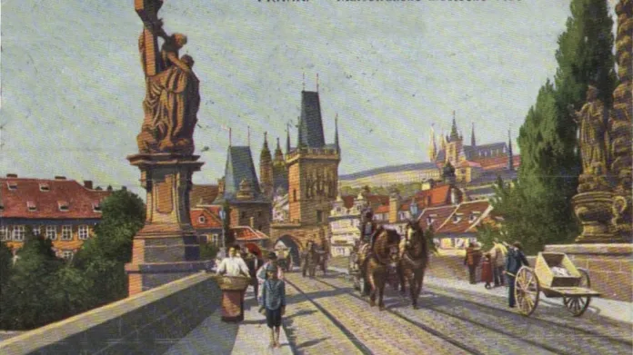 Karlův most v roce 1915