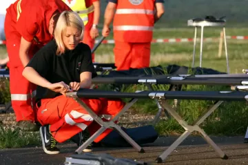 Příprava členů humanitární jednotky ČČK Prachatice