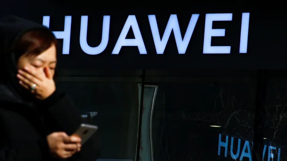 Obchod společnosti Huawei v Pekingu