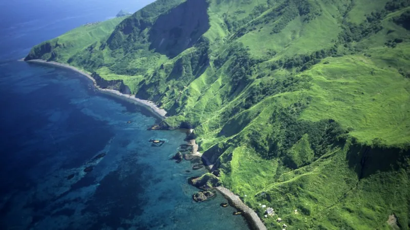 Místo, kde skončil tragicky let KAL 007