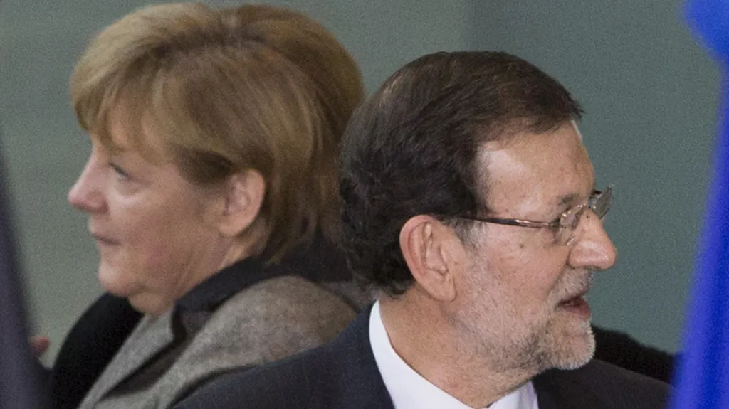 Angela Merkelová a Mariano Rajoy