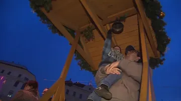 Na náměstí Svobody nesmí chybět vánoční zvoneček pro děti