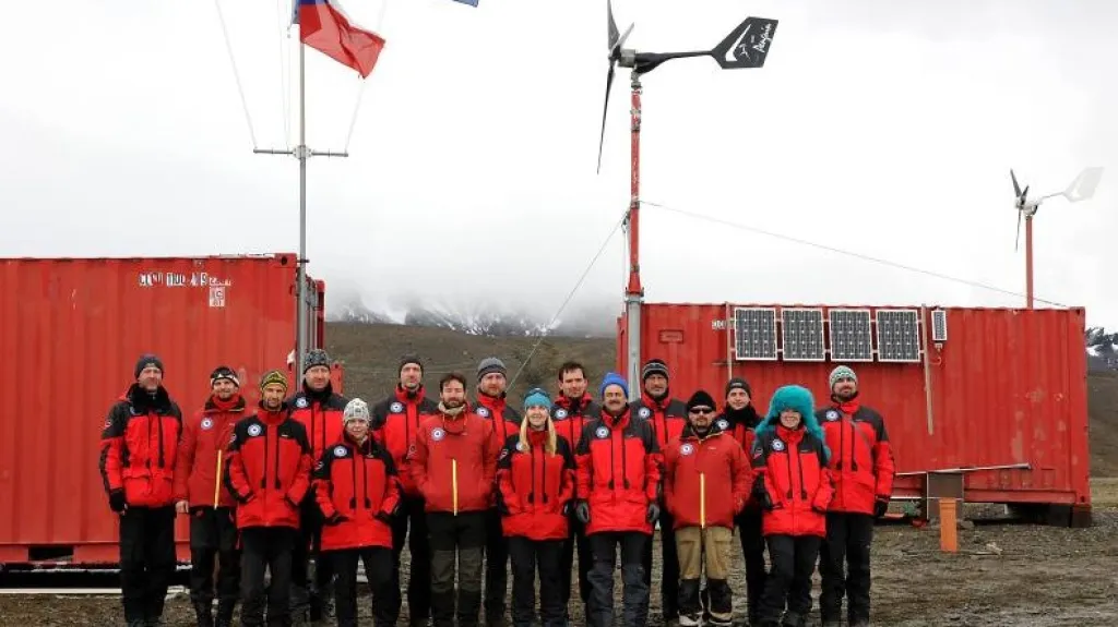 Členové expedice Antarktida 2014
