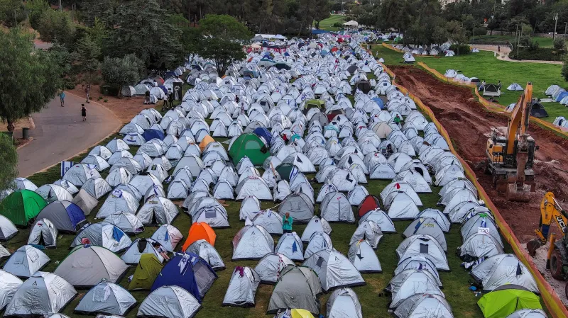Protestující Izraelci blokují oblast poblíž parlamentu