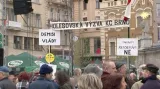 Protest Holešovské výzvy v Brně