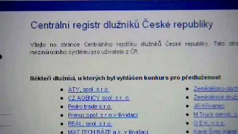 Centrální registr dlužníků