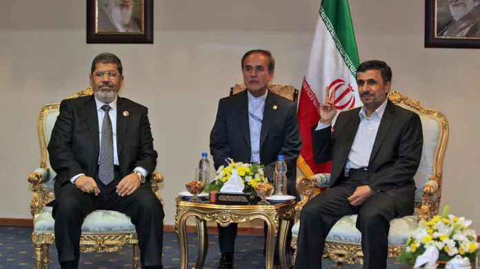 Muhammad Mursí a Mahmúd Ahmadínežád