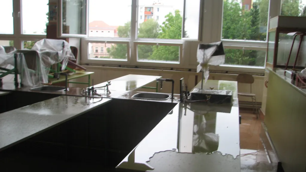 V září nebude zasažená část školy schopná provozu