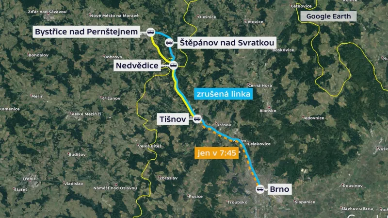 Zrušená autobusová linka