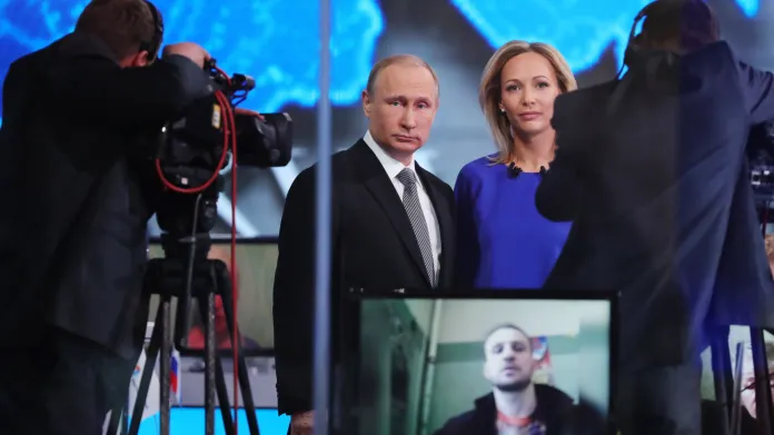 Ruský prezident Vladimir Putin debatoval s občany