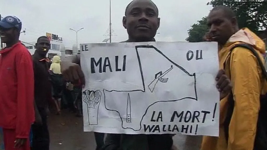 Protesty v sousedních státech Mali