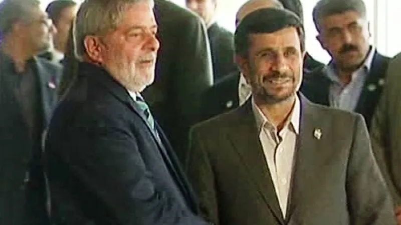 Luiz Inácio Lula da Silva a Mahmúd Ahmadínežád