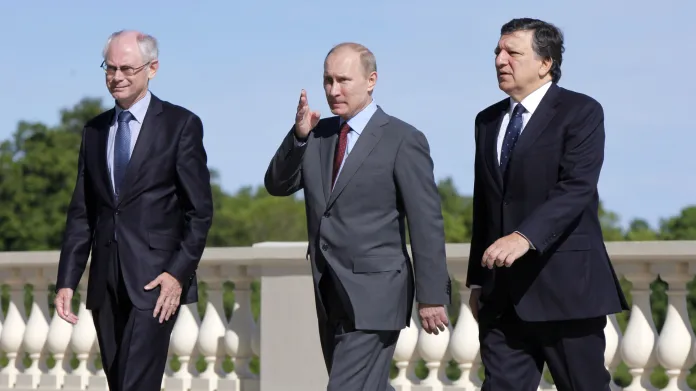 Herman van Rompuy, Vladimir Putin, José Manuel Barroso