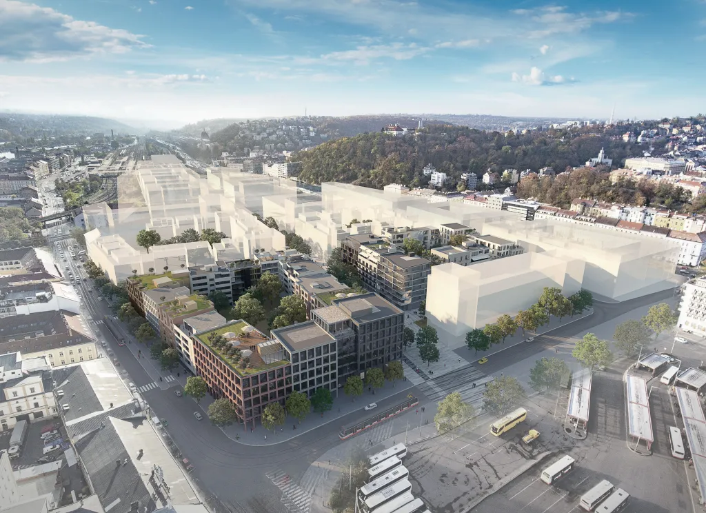 Výstavba nové čtvrti Smíchov City v okolí Smíchovského nádraží má být hotova mezi lety 2032—2037. Projekt společnosti Sekyra Group podle návrhů několika renomovaných studií spolkne 13 - 15 miliard korun.