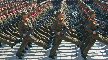 Severokorejská vojenská přehlídka