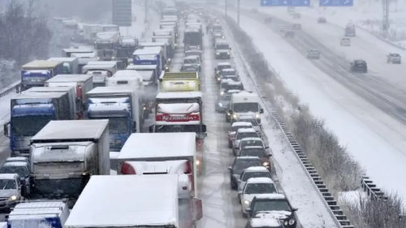 Sněhová kalamita v Německu