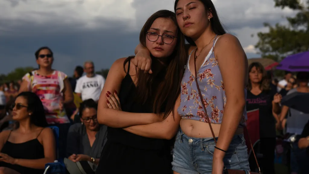 Pieta za oběti střelby v americkém El Pasu